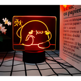 3D LED Night Light - Annoyed Shark