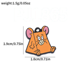 Bracelet Charm - Tom and Jerry - Jerry mouse sitting smiling