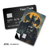 Credit Card Skin Sticker - DC Comics - Dark Knight Cityscape - Holographic