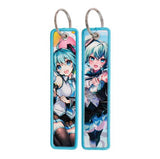 Embroidery Keychain - Vocaloid - Hatsune Miku (Pinup Pair)