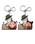 3D Lenticular Keychain - Spy Family - Anya & Loid Forger