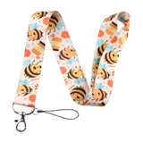 Lanyard - Bee and Honey Pattern