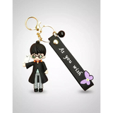 3D PVC Figure Keychain - Harry Potter - Chibi With Hedwig