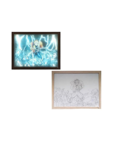 Paint Lamp Frame Light - Demon Slayer - Zenitsu Agatsuma Thunder Breathing