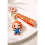 3D PVC Figure Keychain - Horror - Chucky Holding Knife