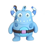 3D PVC Figure Keychain - Monster University - Squishy Oozma Kappa Uniform