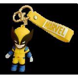 3D PVC Figure Keychain - Marvel - Chibi Wolverine Classic Suit