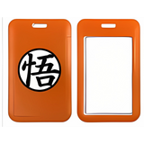 ID Card Badge Holder - Dragon Ball - Goku's Kanji Symbol Orange Card