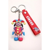 3D PVC Figure Keychain - El Asombroso Circo Digital - Pomni Jester Outfit