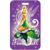 ID Card Badge Holder - Peter Pan - Tinkerbell Sitting On A Purple Flower