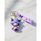 3D PVC Figure Keychain - Kuromi - Witch Lantern Baku