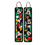 Embroidery Keychain - Mickey Mouse - Mickey Mouse (Green Camo Collage)