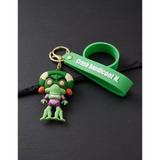 3D PVC Figure Keychain - Crash Bandicoot - Nitrus Brio Pink Leotard