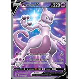 Card Keychain - Pokémon - Mewtwo V Black Star Promo SWSH229