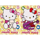 3D Lenticular Poster 12x16 - Hello Kitty - Teddy Bear and Purple Guitar Two Panel
