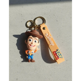 3D PVC Figure Keychain - Toy Story - Woody Chibi Waving