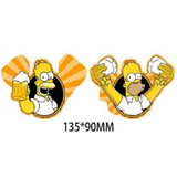 3D Lenticular Sticker - The Simpsons - Homer Holding Beer