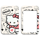 ID Card Badge Holder - Sanrio - Hello Kitty Cream Hello Speech Bubble Heart Shirt