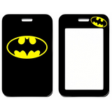 ID Card Badge Holder - DC Comics - Batman Logo Yellow On Black
