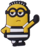Crocs Charm - Minions - Two-Eyed Minion In Striped Prison Uniform