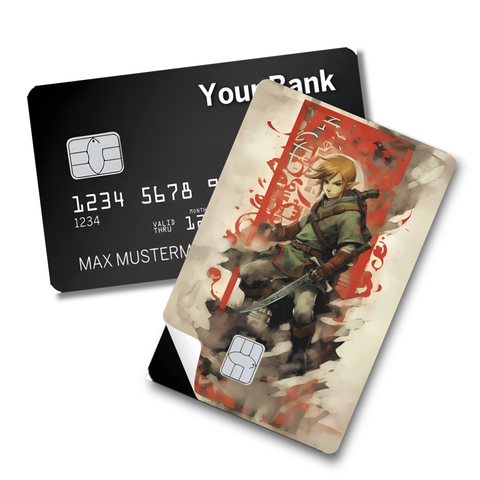 Credit Card Skin Sticker - The Legend of Zelda - Link Warrior Design