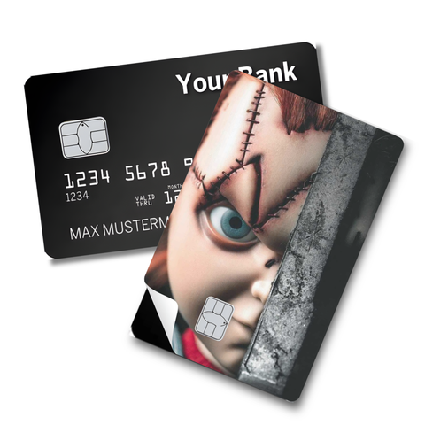 Credit Card Skin Sticker - Horror Movies - Chucky Design