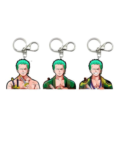 3D Lenticular Keychain - One Piece - Zoro Roronoa