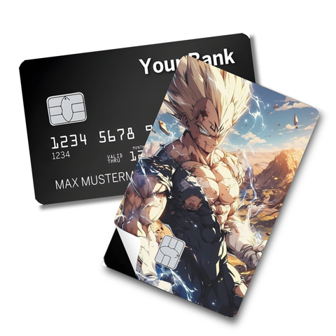 Credit Card Skin Sticker - Dragon Ball - Majin Vegeta