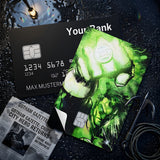 Credit Card Skin Sticker - DC Comics - Green Lantern Glowing Ring Fist - Holographic