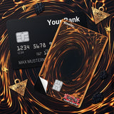 Credit Card Skin Sticker - Yu-Gi-Oh! - Trading Card Back Swirl Design - Holographic