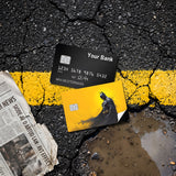 Credit Card Skin Sticker - DC Comics - Batman Standing On Yellow Background