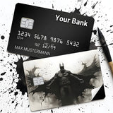 Credit Card Skin Sticker - DC Comics - Batman Ink Splatter Cape