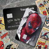 Credit Card Skin Sticker - Marvel - Spider-man Face Ripping Through Paper