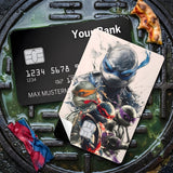 Credit Card Skin Sticker - Teenage Mutant Ninja Turtles - Artistic Ninja Turtles Group - Holographic
