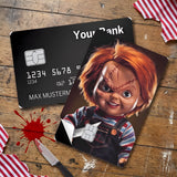 Credit Card Skin Sticker - Child's Play - Chucky Doll Portrait