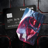 Credit Card Skin Sticker - Star Wars - Dark Sith Helmet Close-up - Holographic