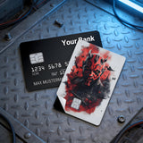 Credit Card Skin Sticker - Star Wars - Darth Maul Red Splatter Portrait