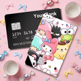 Credit Card Skin Sticker - Sanrio - Cute Sanrio Characters Group Photo