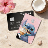 Credit Card Skin Sticker - Lilo & Stitch - Stitch Eating A Giant Ice Cream
