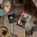 Credit Card Skin Sticker - How to Train Your Dragon - Cute Toothless The Dragon Portrait - Holographic