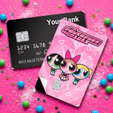 Credit Card Skin Sticker - Powerpuff Girls - Pink Design