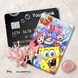 Credit Card Skin Sticker - SpongeBob SquarePants - Spongebob And Friends - Holographic