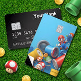 Credit Card Skin Sticker - Super Mario - Mario With Game Items