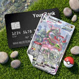 Credit Card Skin Sticker - Pokémon - Rayquaza VMAX Card - Holographic