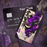 Credit Card Skin Sticker - Pokémon - Gengar In Japanese Ink Wash Style - Holographic