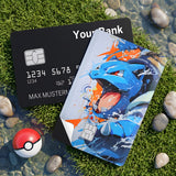 Credit Card Skin Sticker - Pokémon - Abstract Geometric Blastoise - Holographic