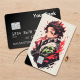 Credit Card Skin Sticker - Demon Slayer - Tanjiro Minimalist
