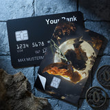 Credit Card Skin Sticker - Demon Slayer - Inosuke Under The Moon