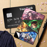 Credit Card Skin Sticker - Demon Slayer - Main Characters Collage