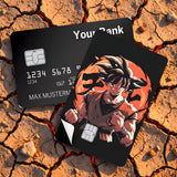 Credit Card Skin Sticker - Dragon Ball - Goku In Gi Before Red Sun